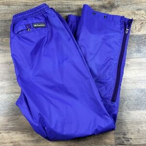 Helly Hansen Rain Pants Adult Size Small 100% Nylon‎ Purple EUC